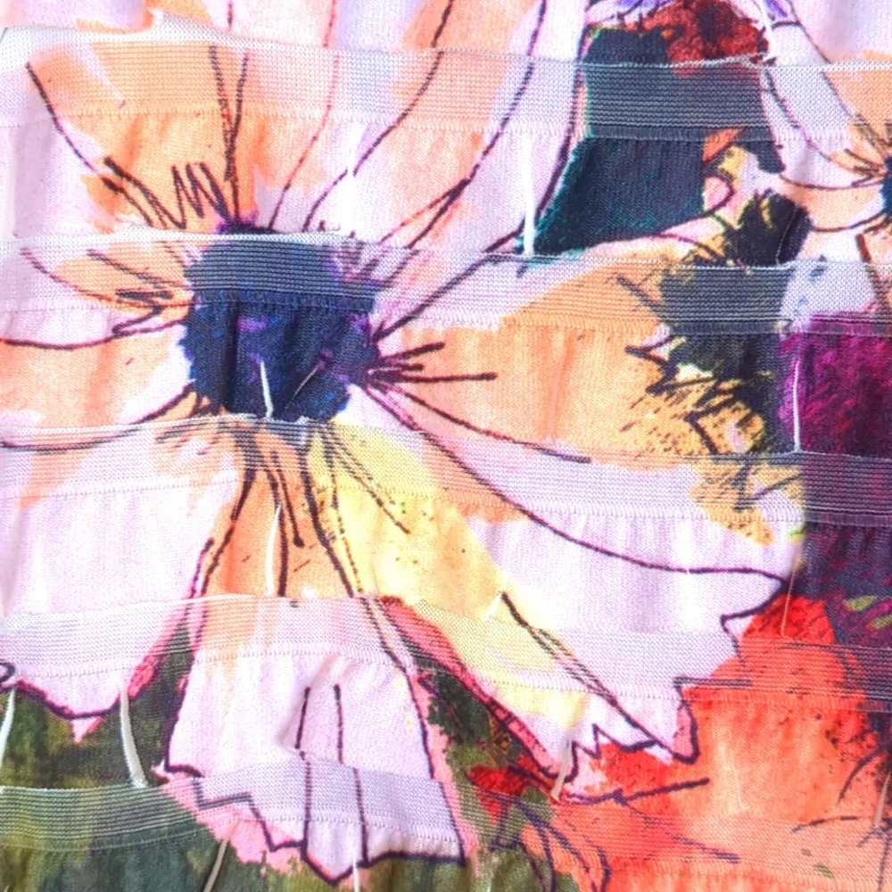 🌹Connected Retro Multicolor Ruffle Top Small - Picture 7 of 9